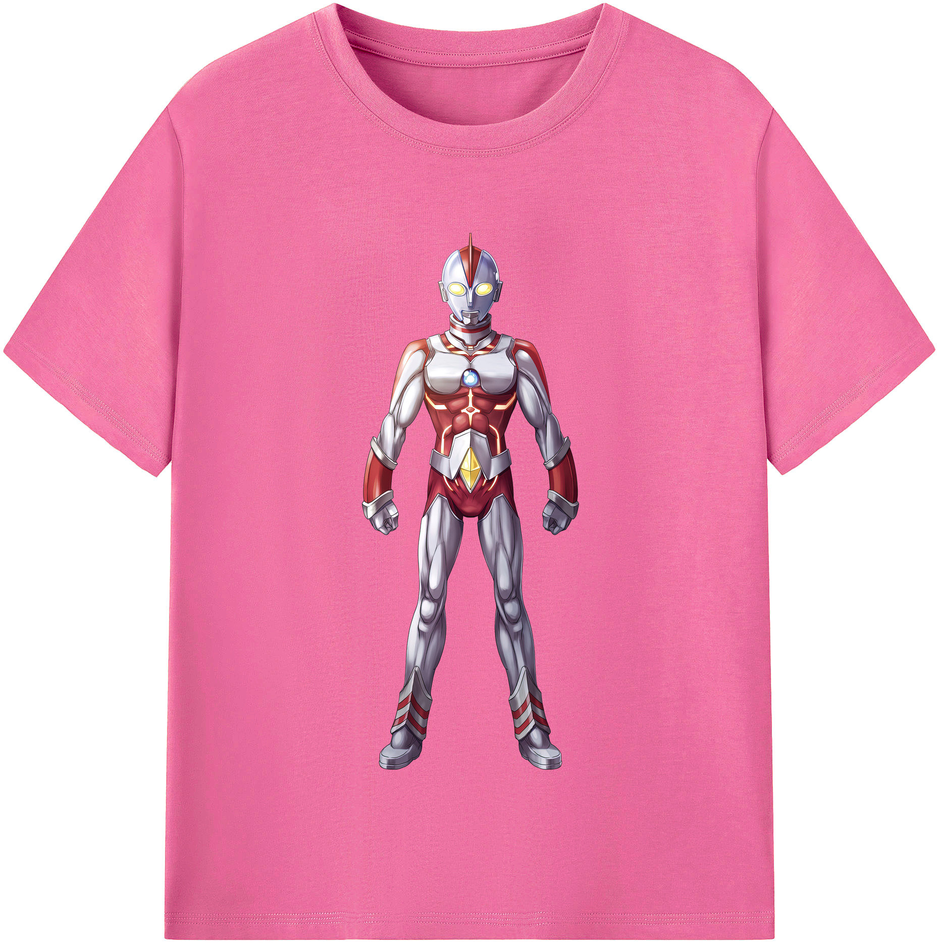 （画像用） ウルトラマン Ultraman レディースカジュアルプリントTシャツ（綿100％）